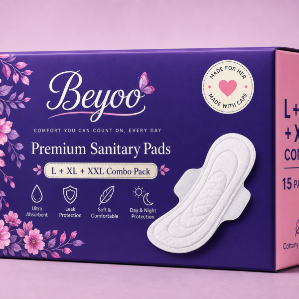 BeYoo Combo Pack L + XL + XXL - 15 Pads