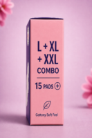 BeYoo Combo Pack L + XL + XXL - 15 Pads