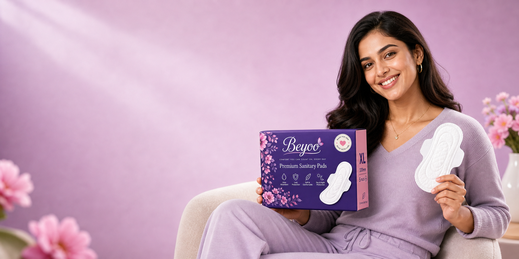 BeYoo rash free promise woman with pack